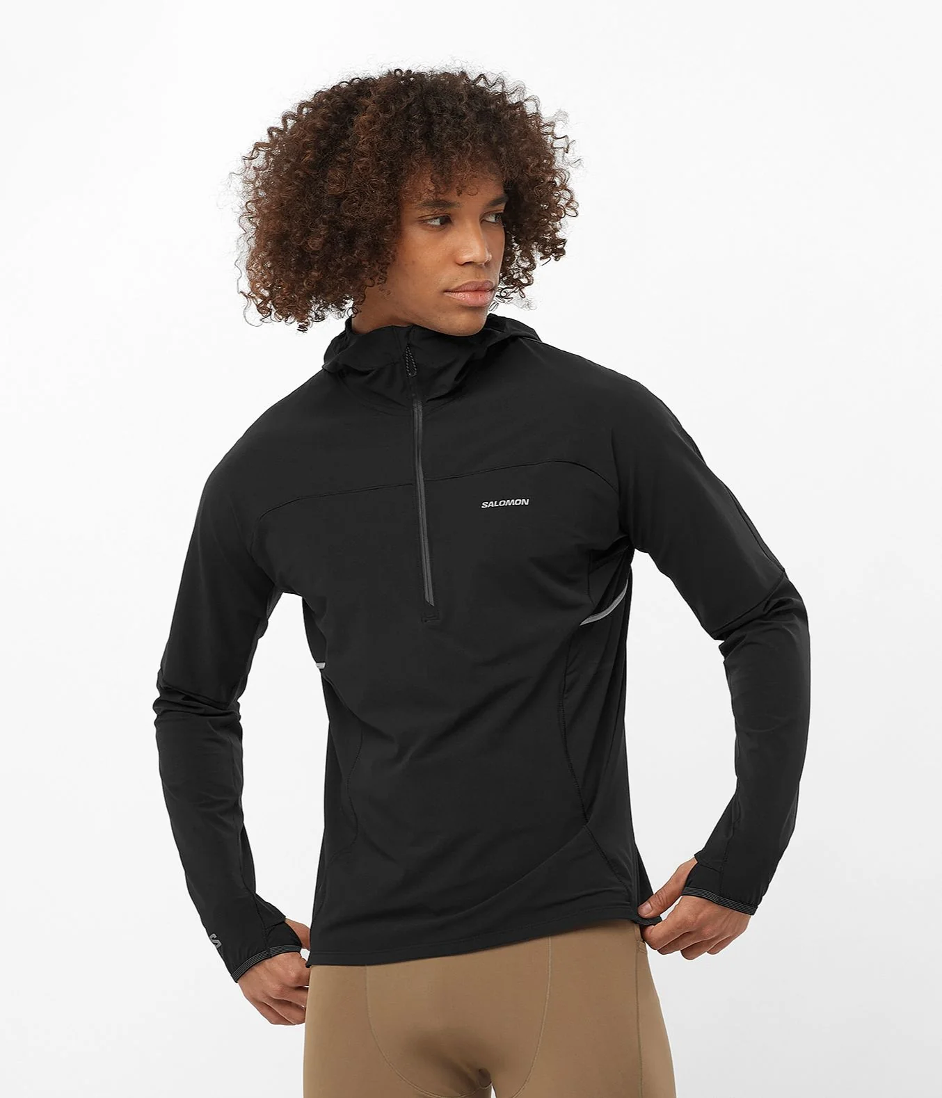 SENSE AERO HYBRID HALF ZIP HOOD - Image 2