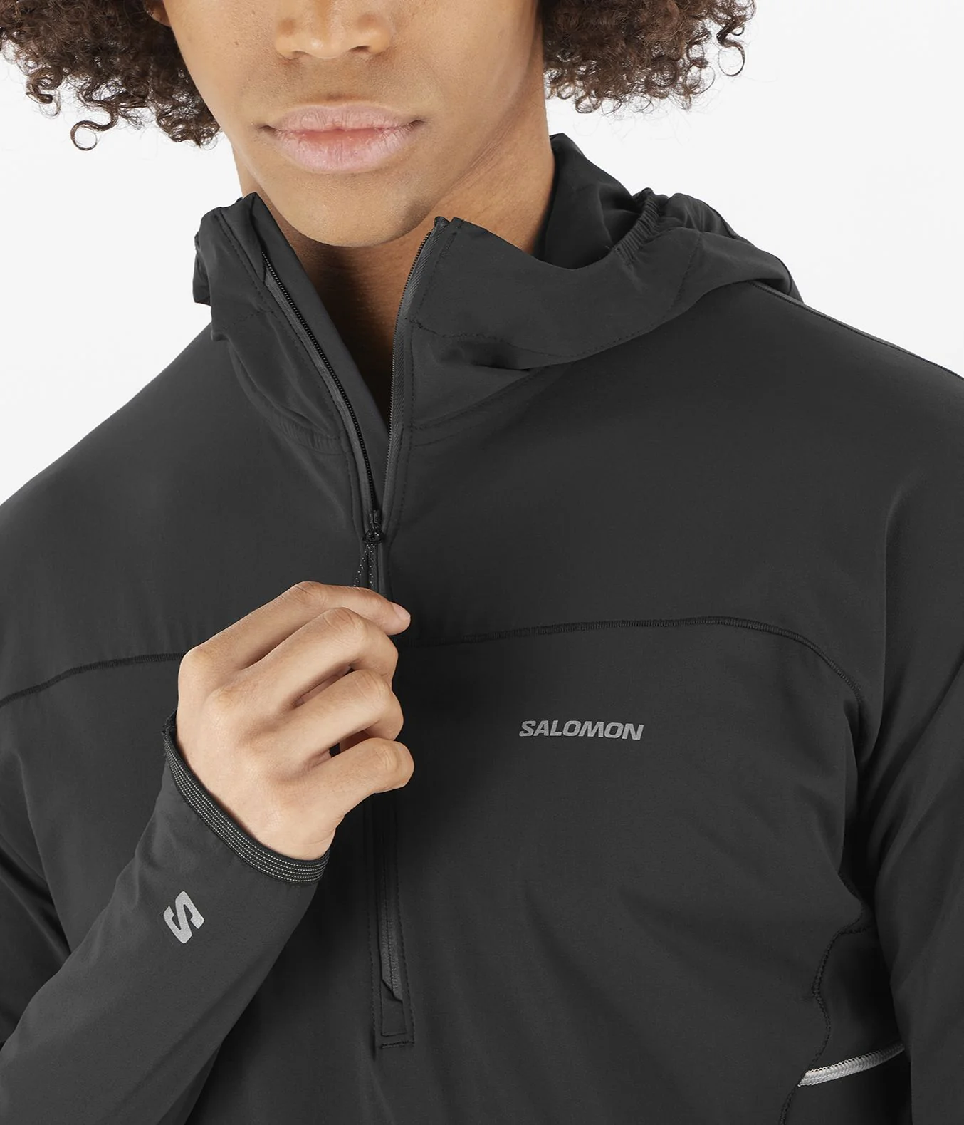 SENSE AERO HYBRID HALF ZIP HOOD - Image 7