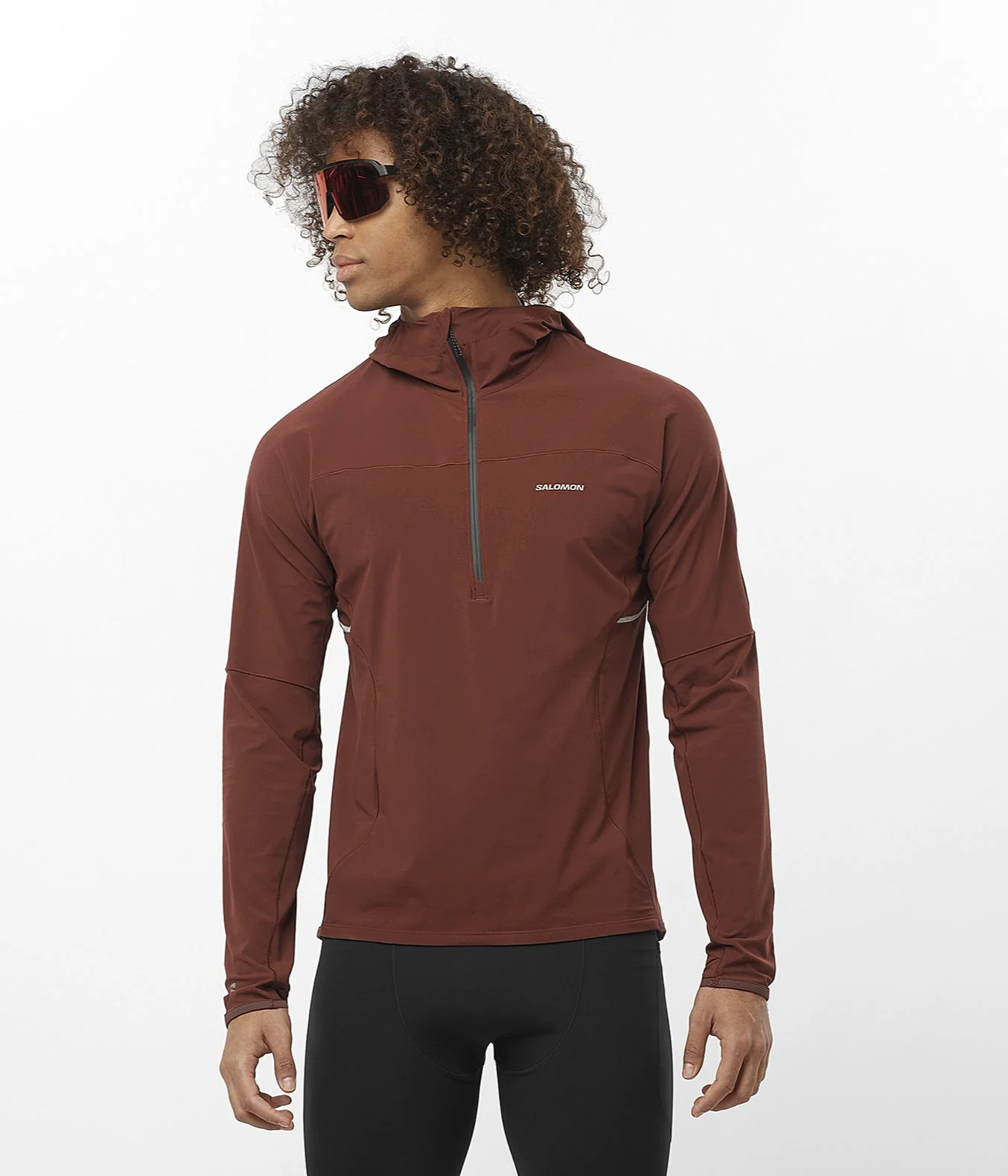 SENSE AERO HYBRID HALF ZIP HOOD - Image 2