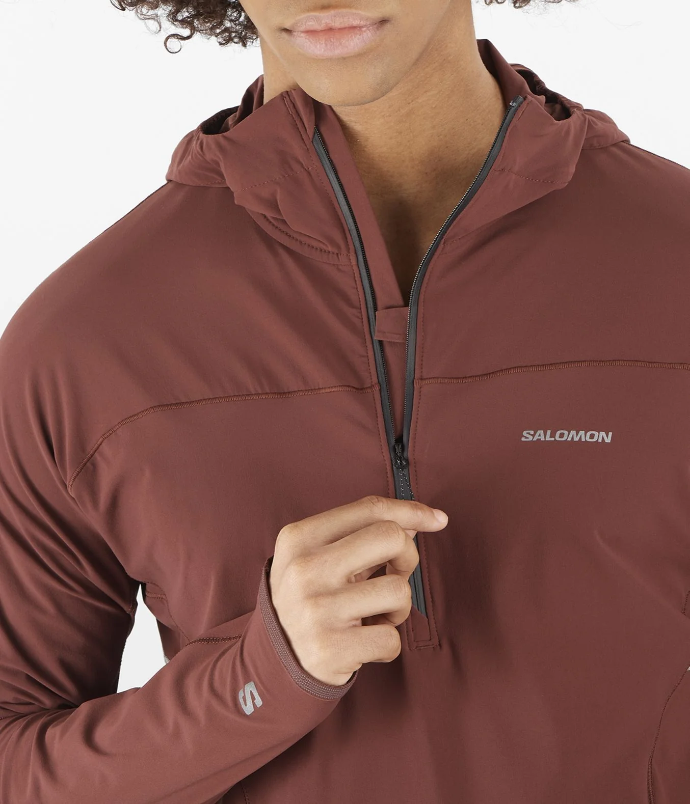 SENSE AERO HYBRID HALF ZIP HOOD - Image 5